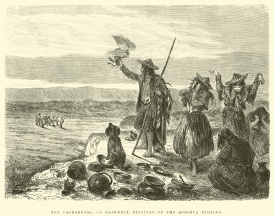 De Cacharpari, of afscheidsfestival van de Quichua-indianen door Edouard Riou